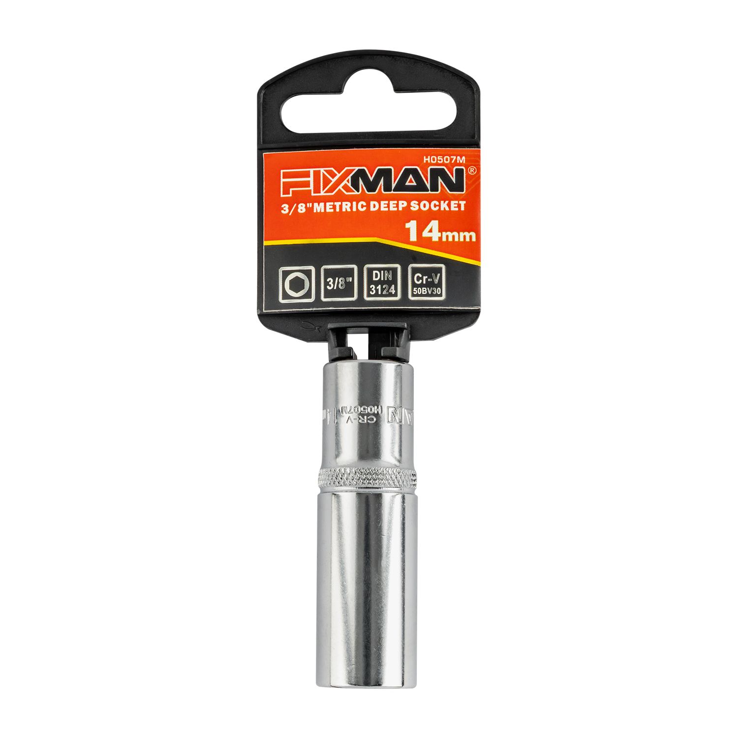 FIXMAN 14mm 3/8 Inch Drive Metric Deep Socket